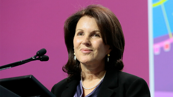AAN President speaking at a previous Annual Meeting