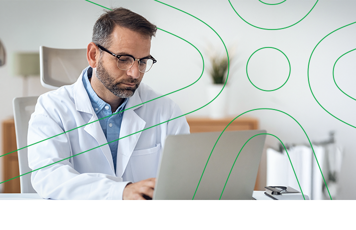 Physician using online community