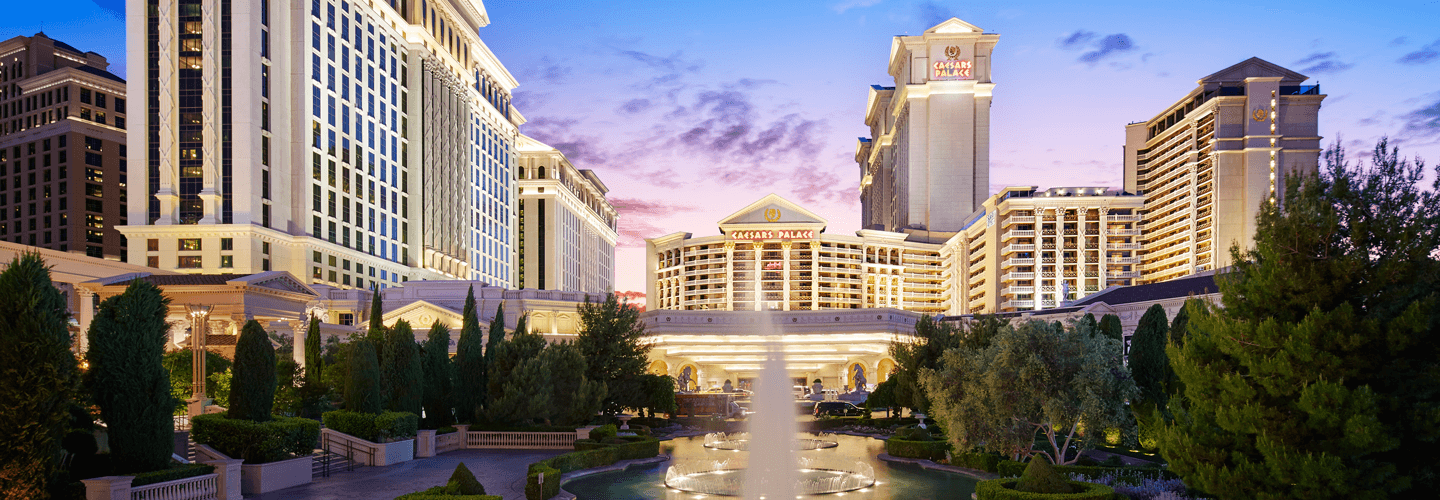 Exterior of Caesar's Palace Hotel in Las Vegas